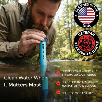 HYDRA-X1 Emergency Water Filter Straw