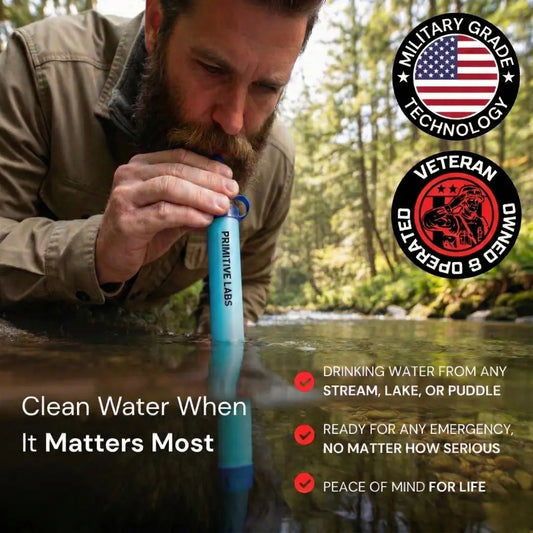 HYDRA-X1 Emergency Water Filter Straw (400 gal)